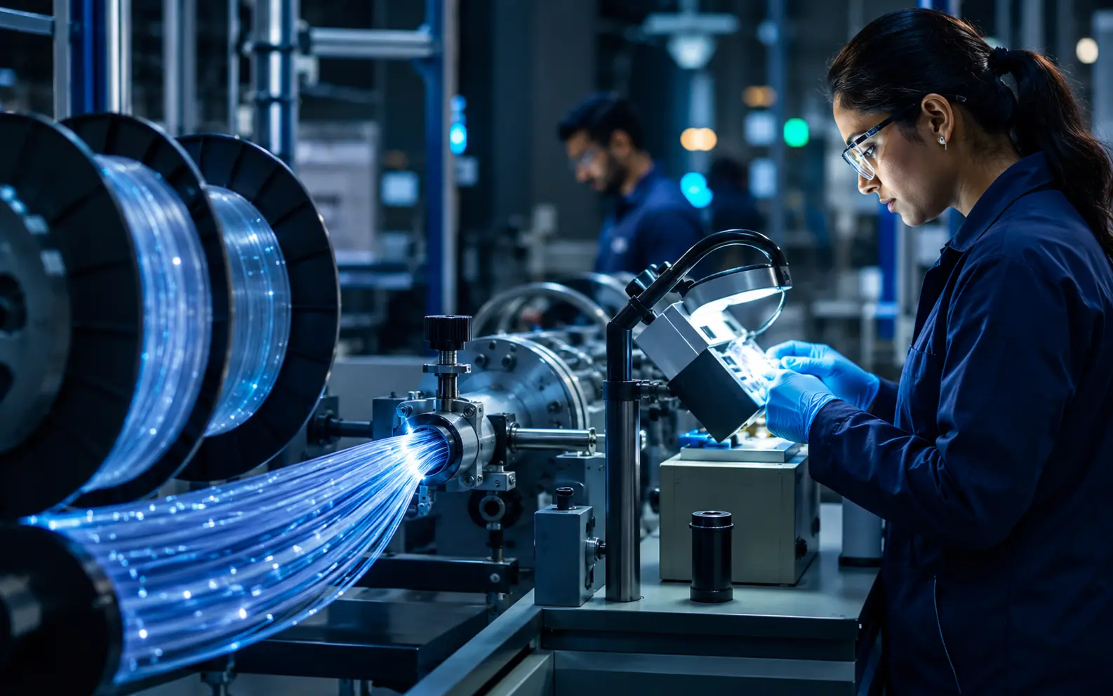 Optical fibre manufacturing and quality control